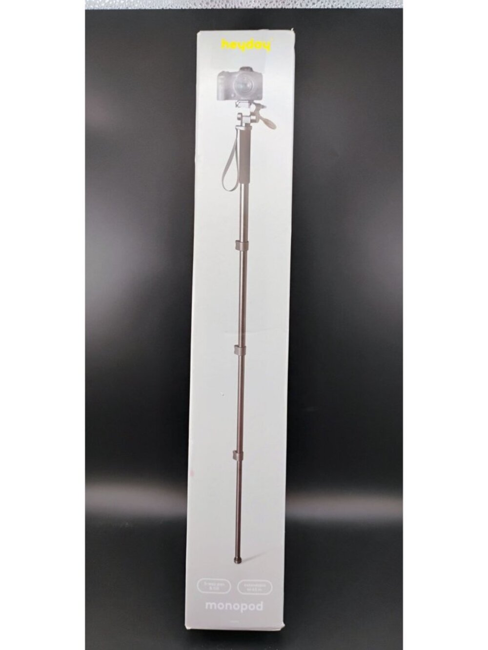 Heyday Monopod With 3-Way Pan & Tilt Extendable To 63"